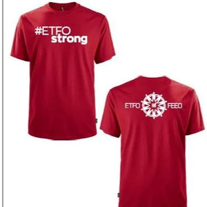#ETFOStrong Red T-Shirt