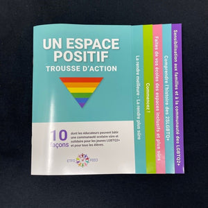 Positive Space Take Action Pamphlet (French) (Set of 12)