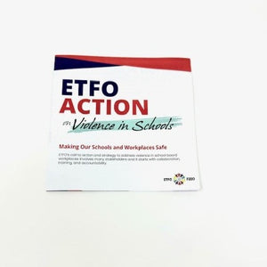 ETFO’s Action on Violence Brochure