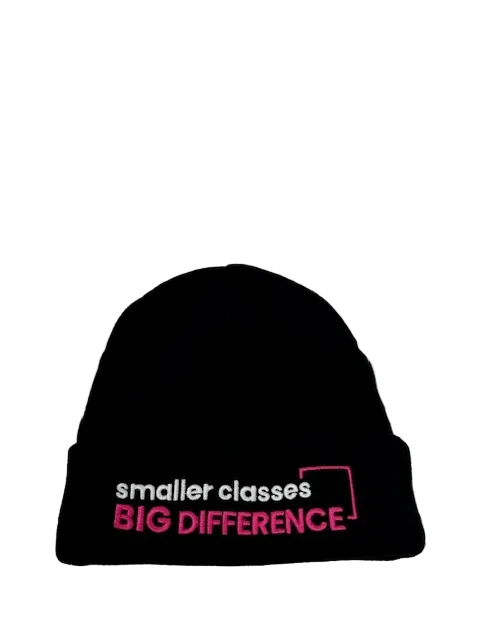smaller Classes BIG DIFFERENCE Toque