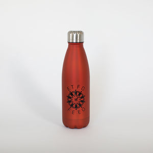 A Stainless Steel Insulated Bottle (500ml) with the ETFO logo